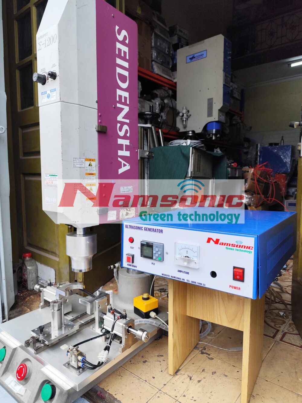Máy hàn nhựa siêu âm thiết kế theo yêu cầu Namsonic